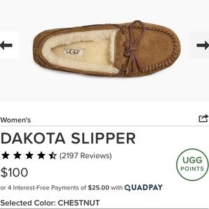 UGG Chestnut Slippers